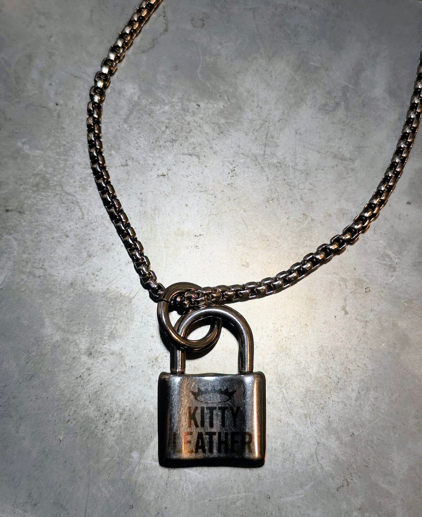 Stainless Steel Lock Necklace