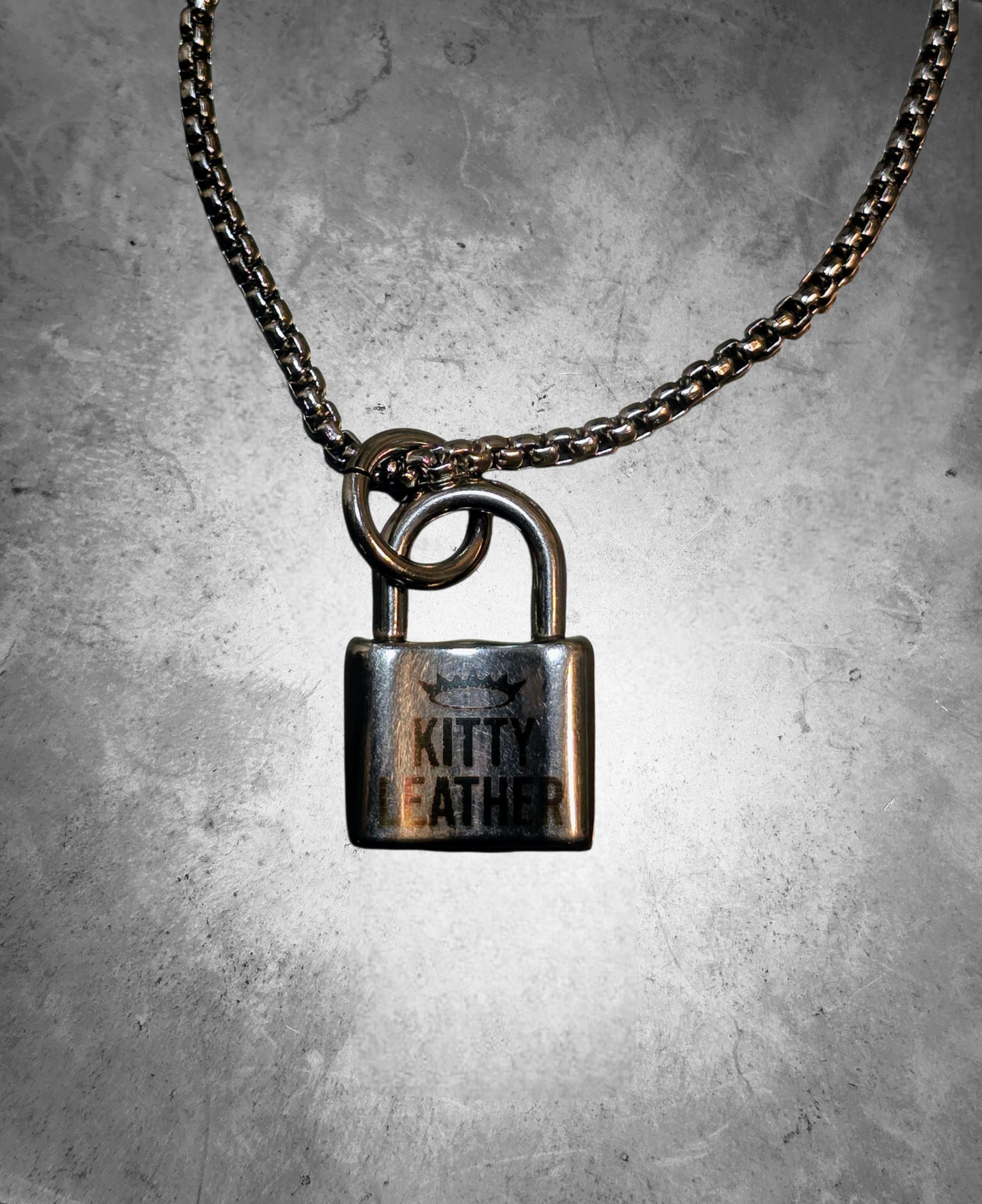 Stainless Steel Lock Necklace