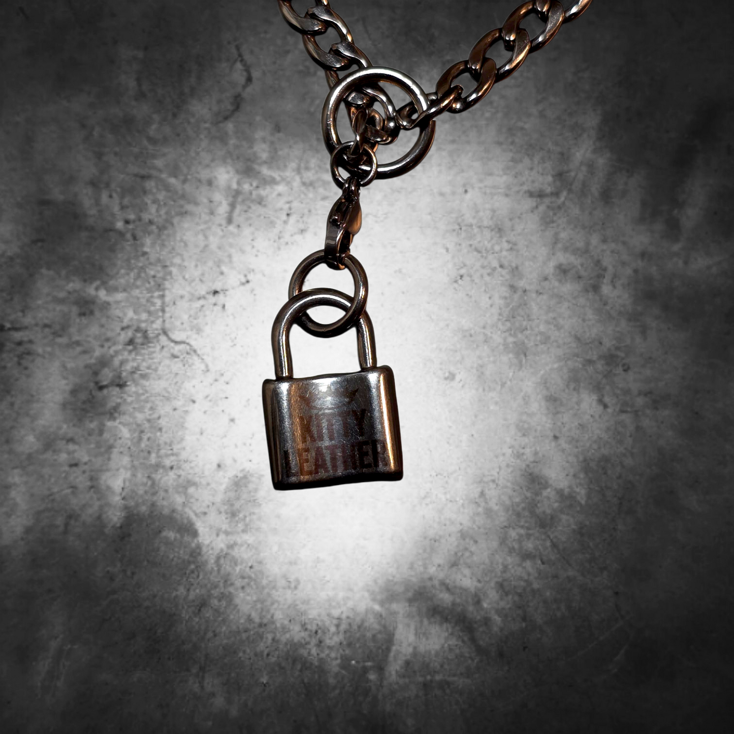 Stainless Steel Lock Necklace