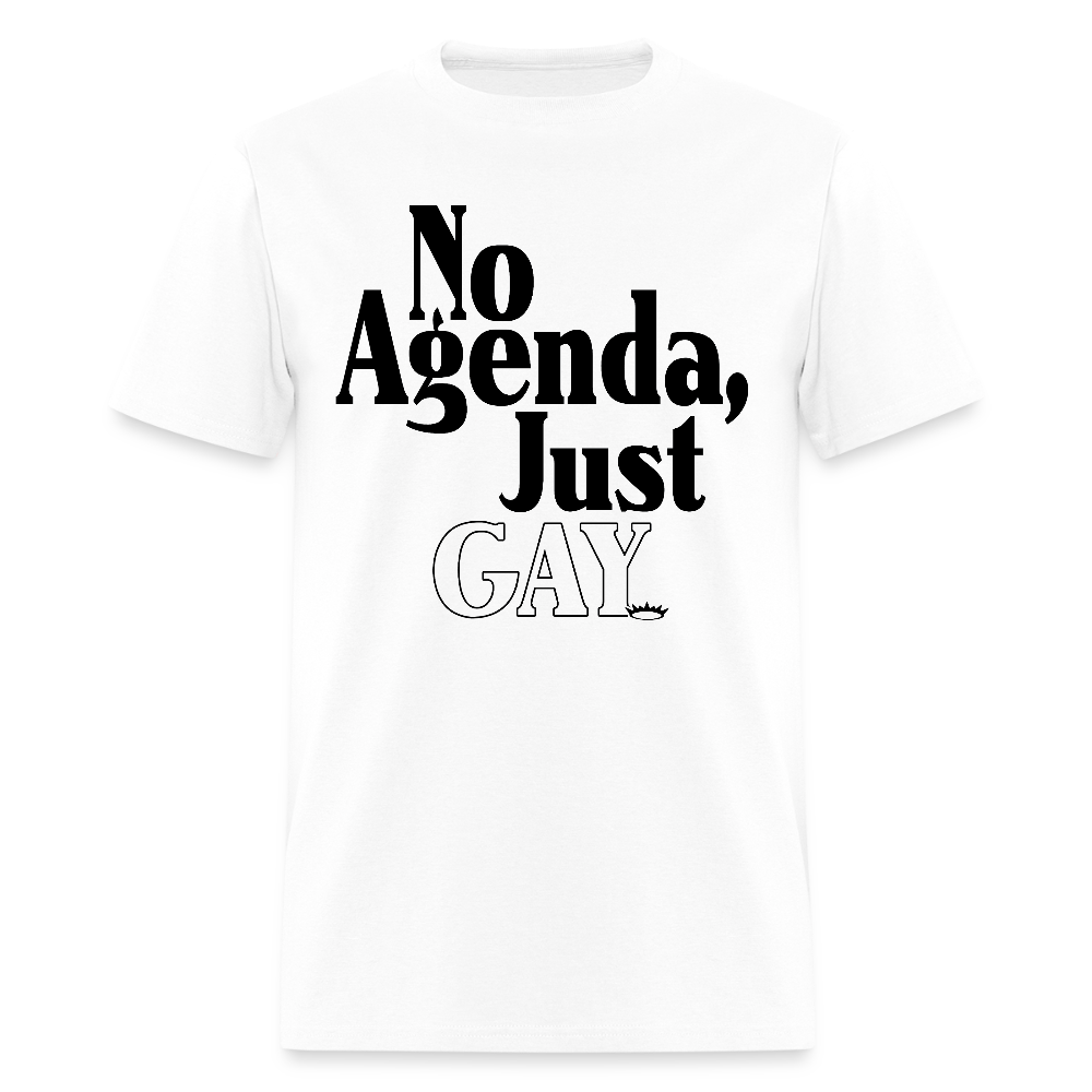 No Agenda Just : Gay - white
