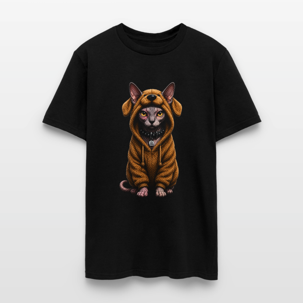 Sphynx Cat in Dogs Clothing | Kitty Leather - black