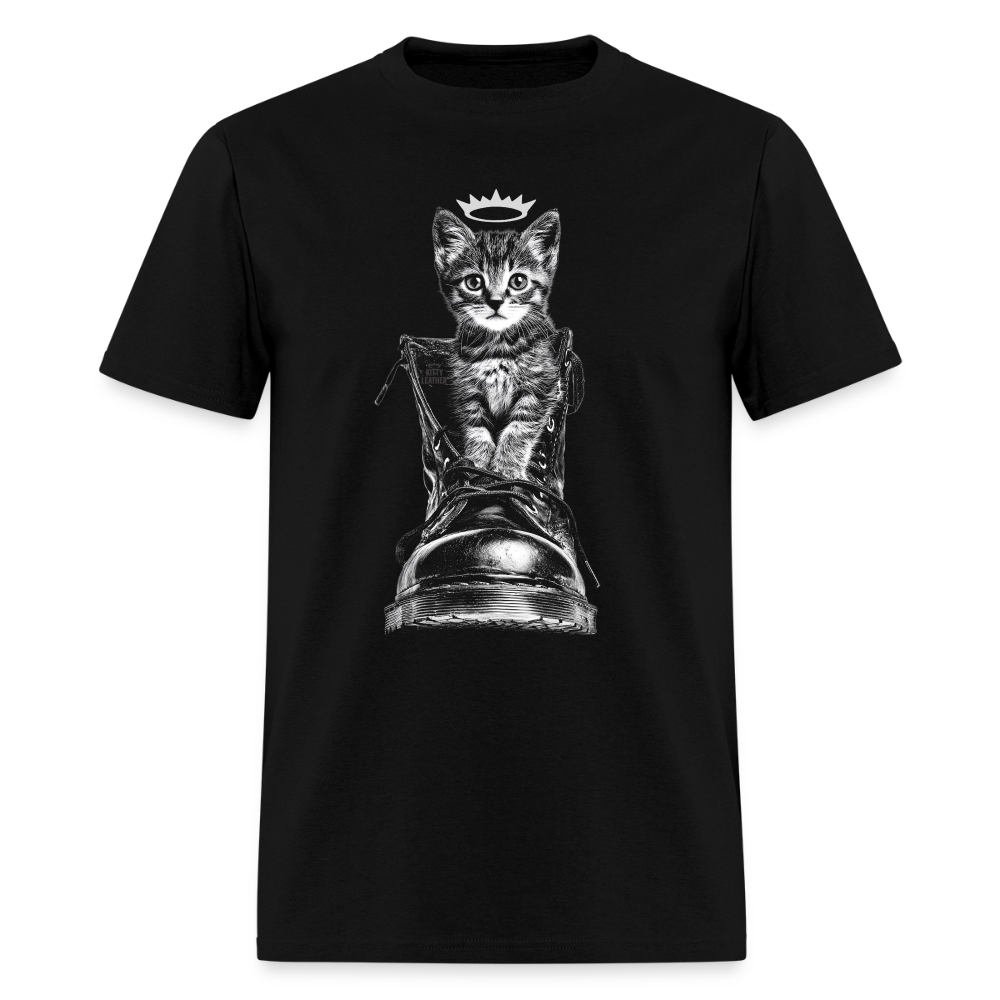 Kitty Leather | Puss In Boots (k) | T-Shirt - black