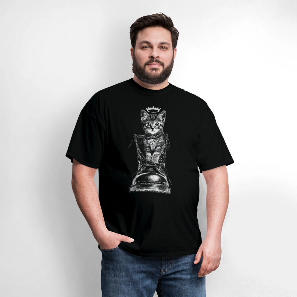 Kitty Leather | Puss In Boots (k) | T-Shirt - black