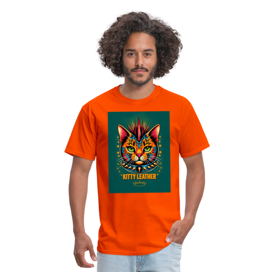 Orange Kitty T-Shirt - orange