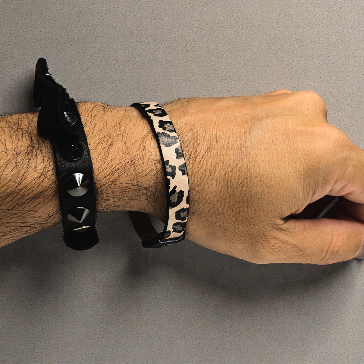 New Snow Leopard | Leather Bracelet | Kitty Leather