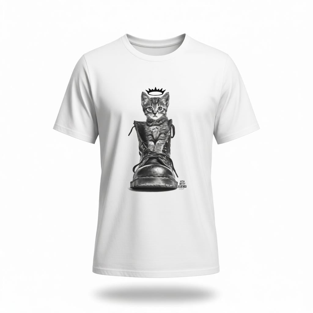 Puss In Boots T-Shirt - "Combat" | Kitty Leather