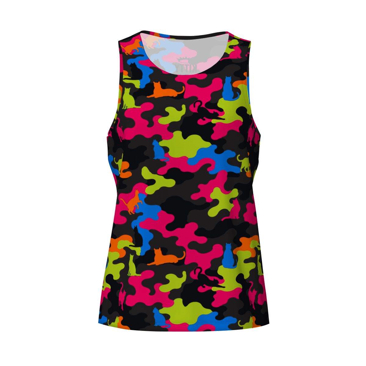 Cat Camo Tank Top | Kitty Leather