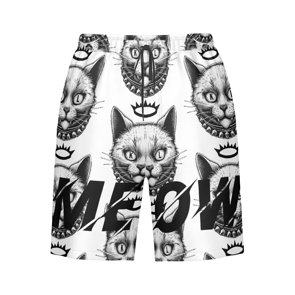Kitty Leather Swim Trunks | Logo Swimwear | Kitty Leather