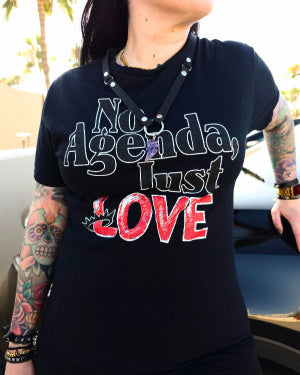 No Agenda T-Shirt - Love (Special Edition)