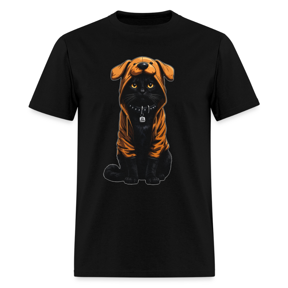 Black Cat in Dog Clothing | Kitty Leather - black