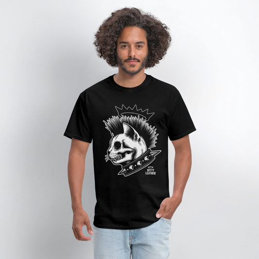 Kitty Skull-Hawk Shirt - black