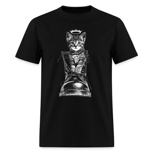 Kitty Leather | Puss In Boots (k) | T-Shirt - black