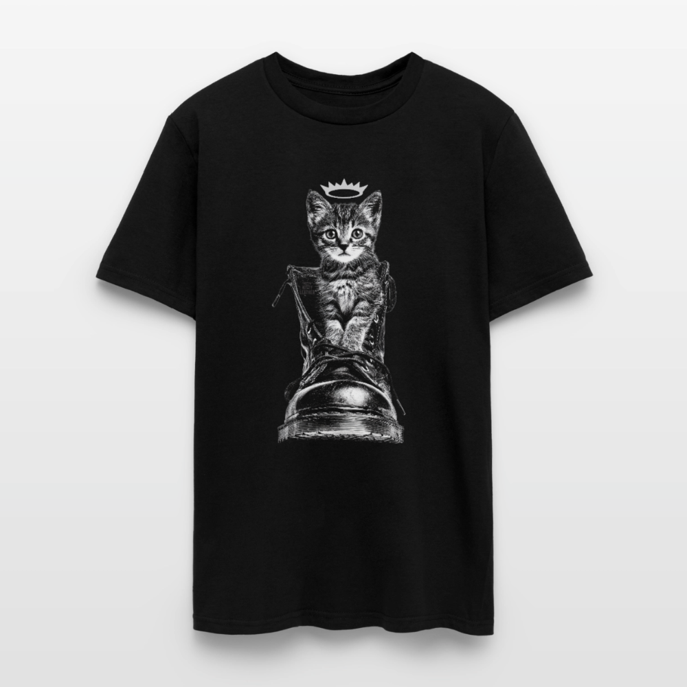 Kitty Leather | Puss In Boots (k) | T-Shirt - black