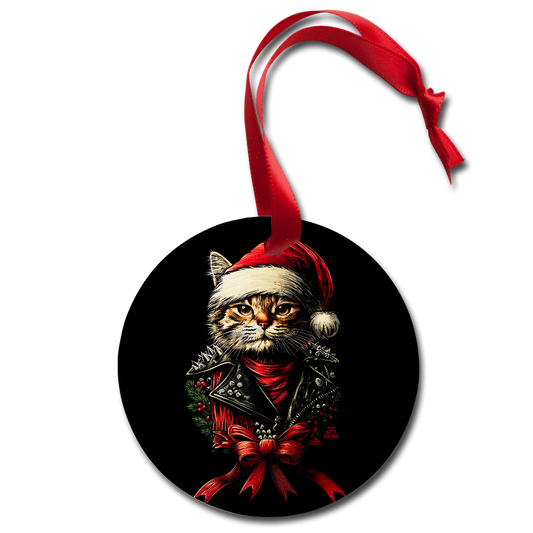 Kitty Holiday Ornament - white