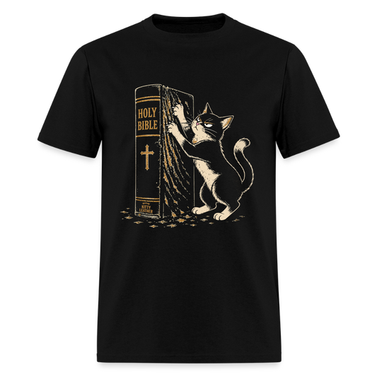 Bible Study - Kitty Leather Shirt - black