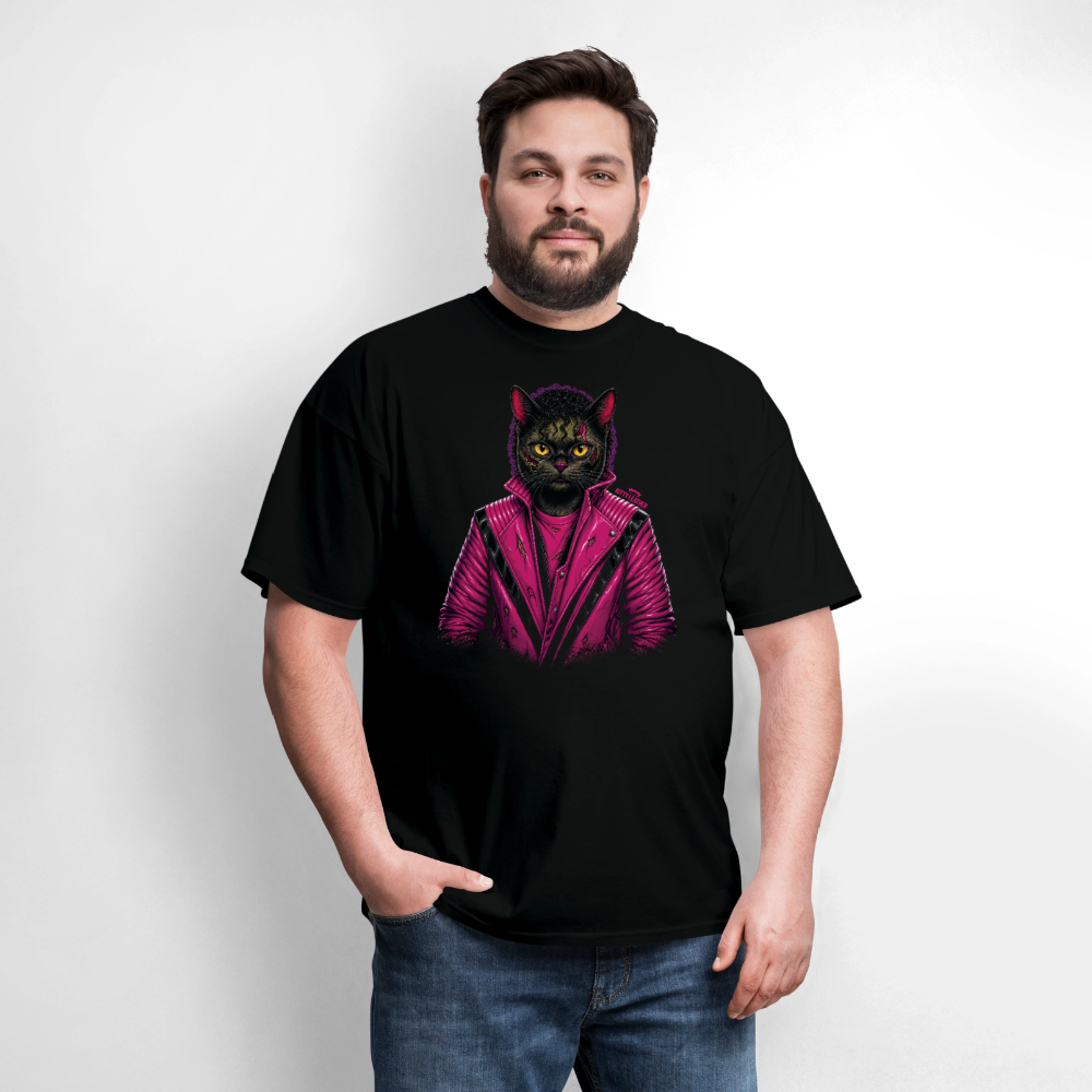 Thriller Kitty T-Shirt | Halloween Shirts | Kitty Leather - black