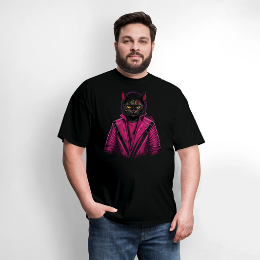 Thriller Kitty T-Shirt | Halloween Shirts | Kitty Leather - black