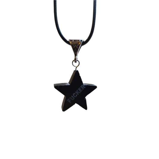 Star FKR Obsidian Pendant