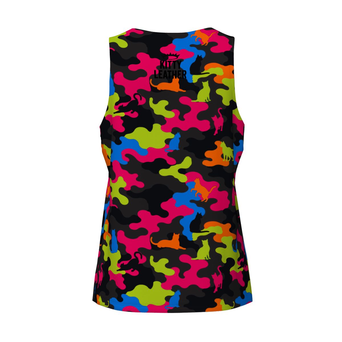 Cat Camo Tank Top |Kitty Leather | Tank Tops