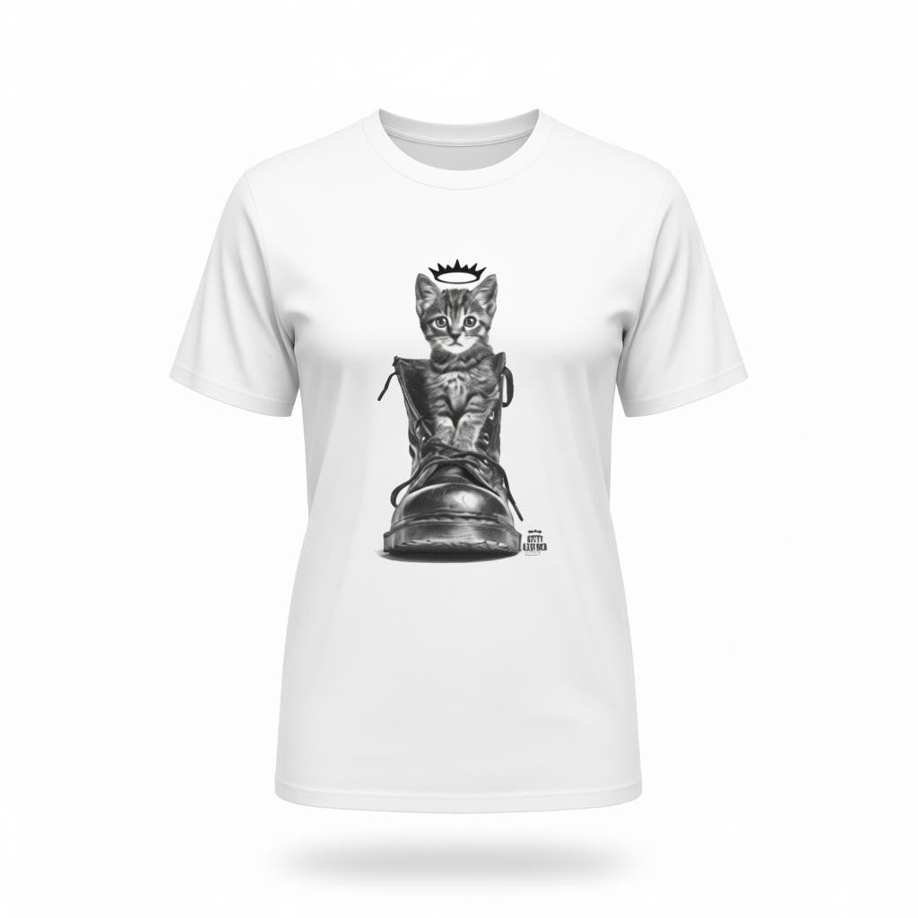 Puss In Boots T-Shirt - "Combat"  | Kitty Leather