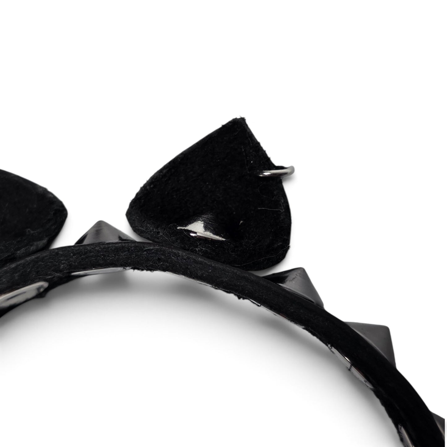 Kitty Ears Leather Bracelet | Handmade Cat Ear Bracelet | Kitty Leather
