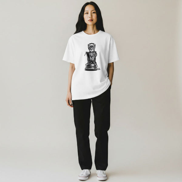 Puss In Boots T-Shirt - "Combat"  | Kitty Leather
